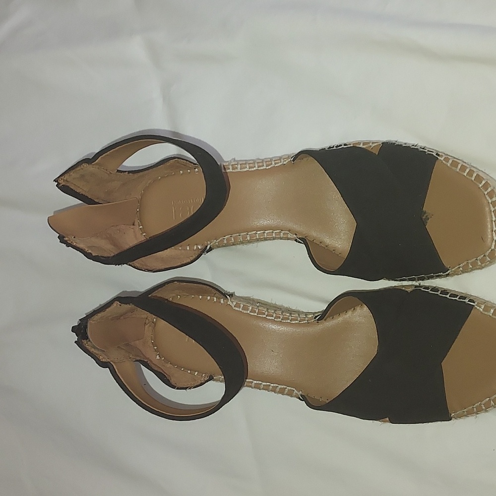SANDALS Black Nordstrom Rack size 8.M